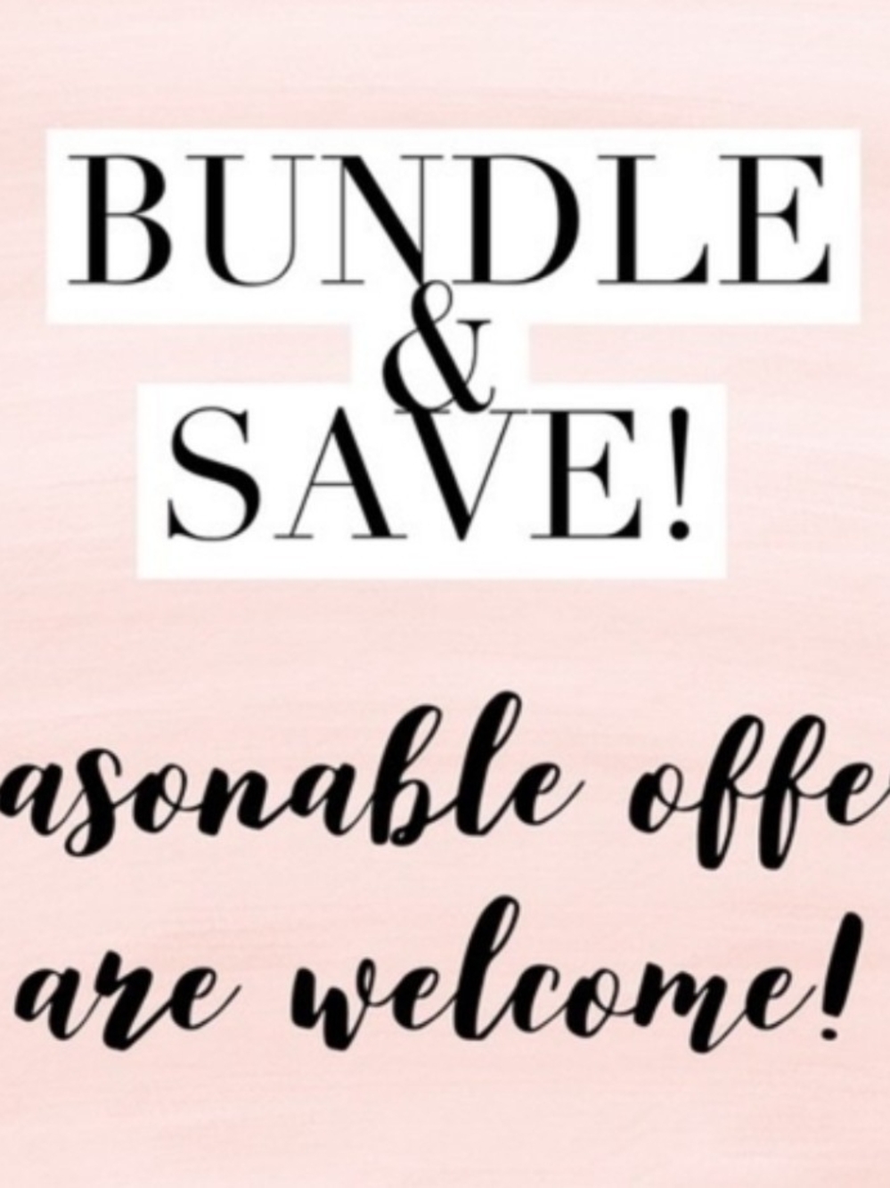 Closet Clearout Bundle & Save